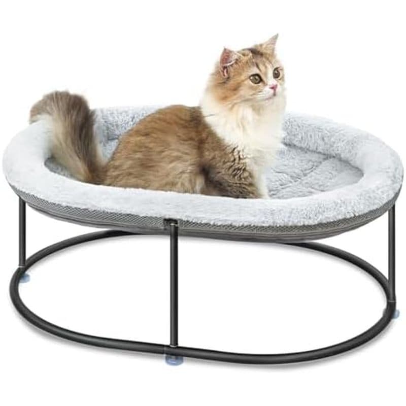Cama De Rede Elevada Para Gatos Zoratoo Internos , Fofa E Quente Com Almofada Removível Portátil Animais De Estimação ,