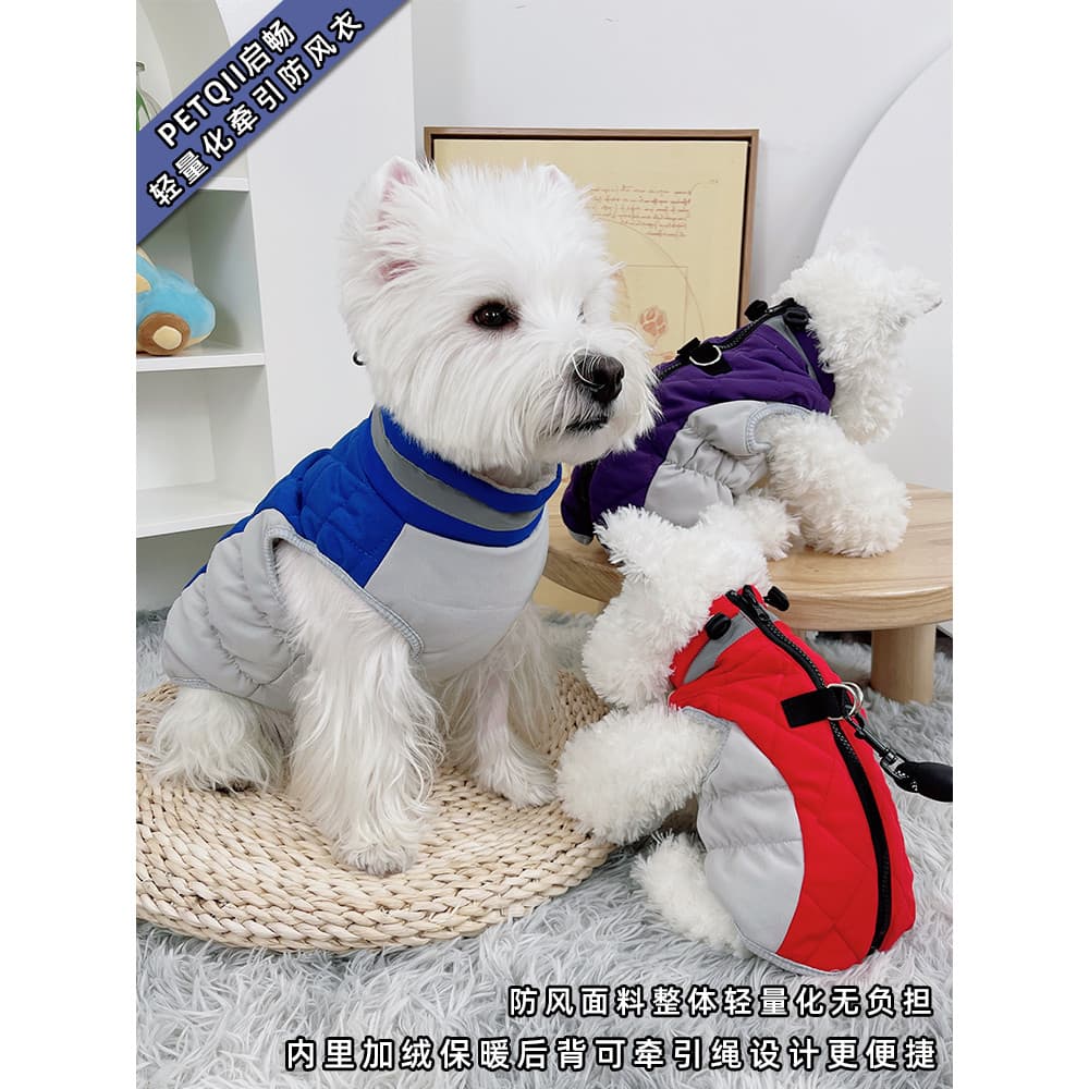 Roupas para cães outono inverno trela gato quente filhote de cachorro inverno filhotes outono Teddy Shiba Inu Bichon col
