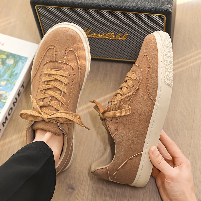 Nicho estilo dinheiro antigo tênis Retro leve treinamento Moral rendas sapatos casuais 2026 novo estilo esportes planos