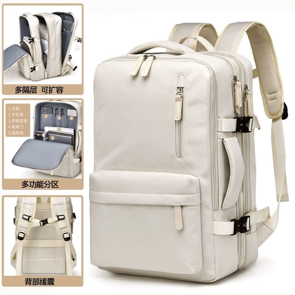 Mochila de viagem feminina mochila leve de curta distância bolsa portátil de viagem de negócios bolsa de bagagem de viag