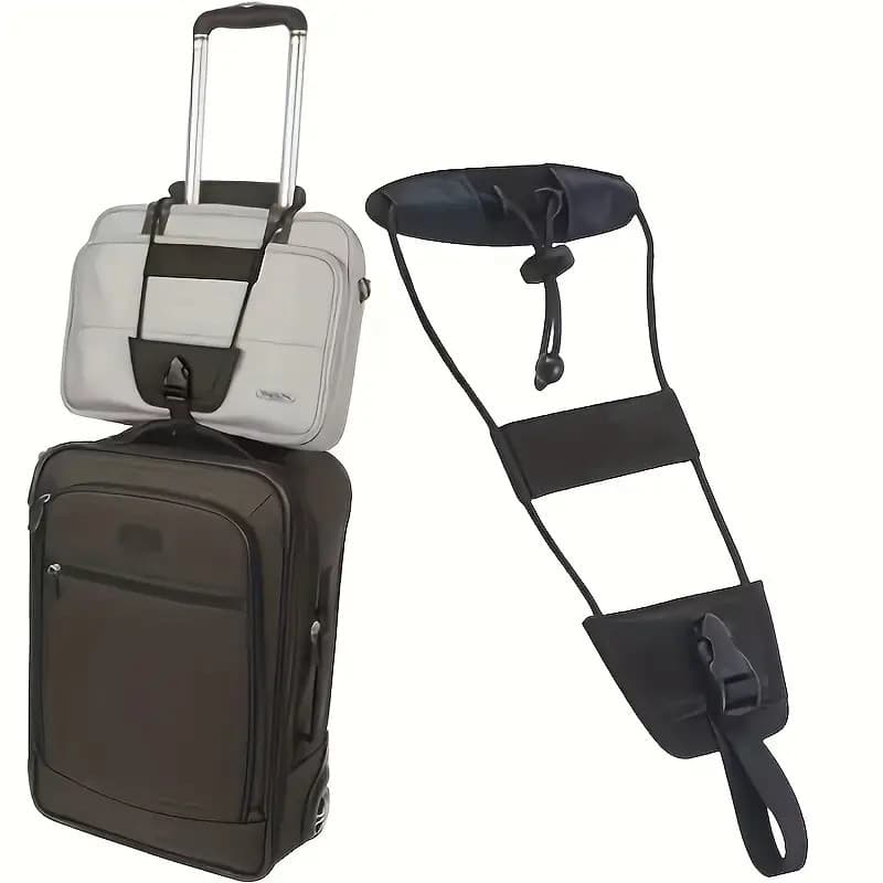 Alça de bagagem para carrinho de viagem, mochila reforçada com corda elástica, alça de embalagem, alça fixa de segurança