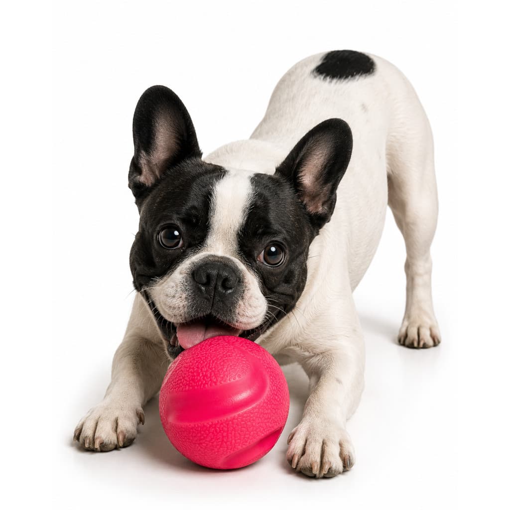 Bola Mordedora Brinquedo Pet Cães Slim Ball 50Mm Pink Neon