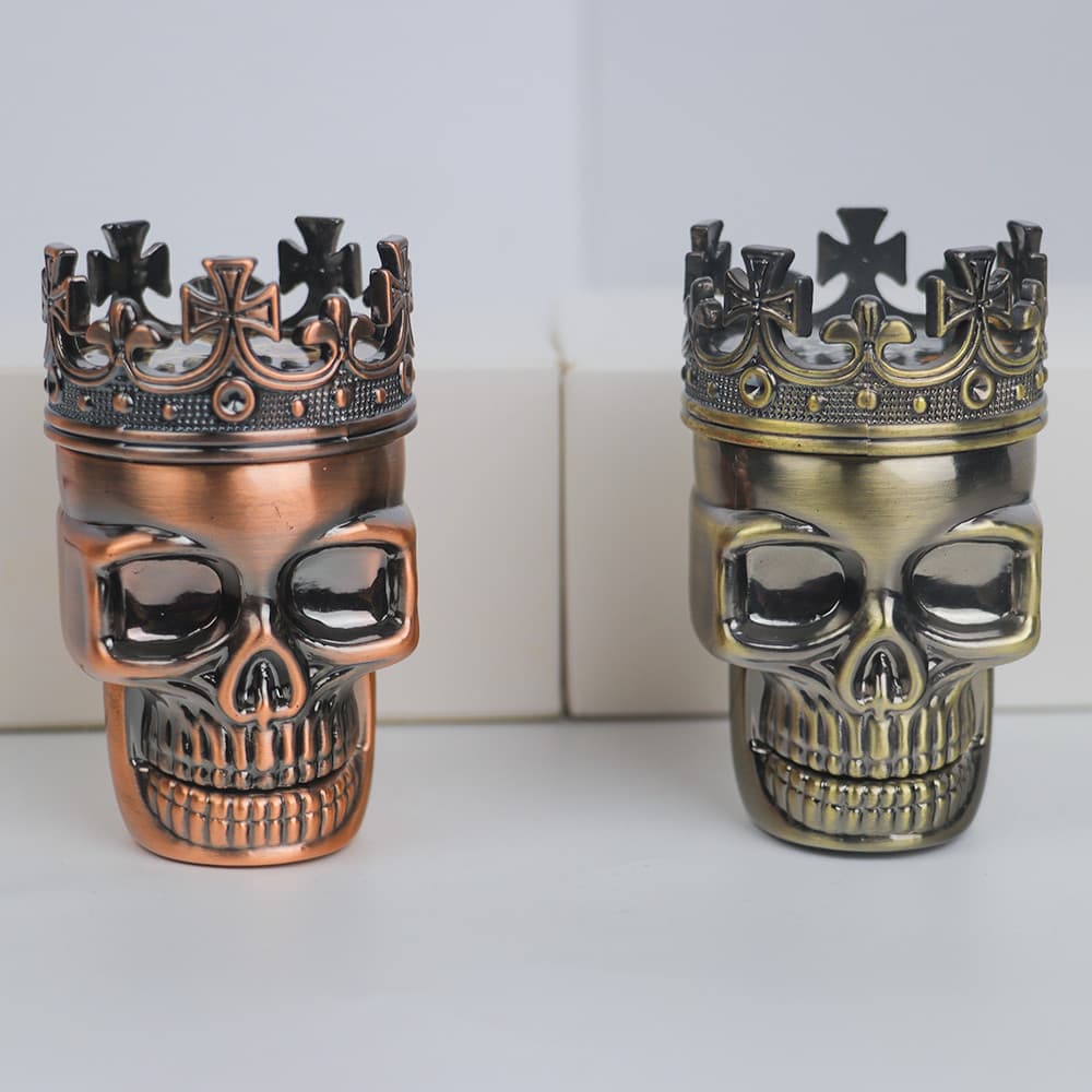 Ornamento Estilo Cabeça De Caveira De 52 Mm , Material De Metal , Ferramenta Rotativa Manual De Cozinha , Presente De Fe