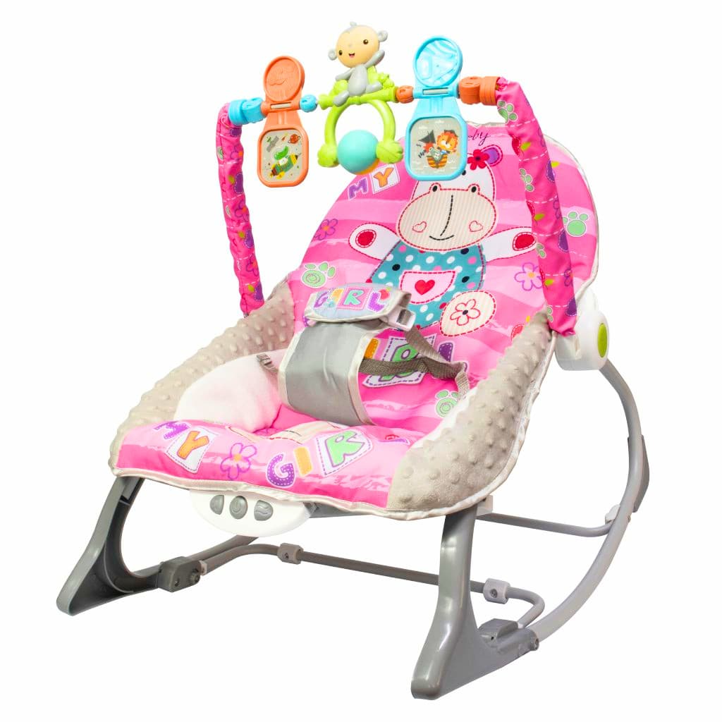 Cadeirinha De Descanso Vibratória Para Bebe Musical Balanço Com Mobile - Kababy