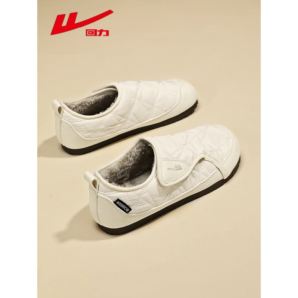 Puxar para trás sapatos femininos 2025 novo estilo inverno forro de lã um Pedal baixo-Top sapatos planos femininos sapat