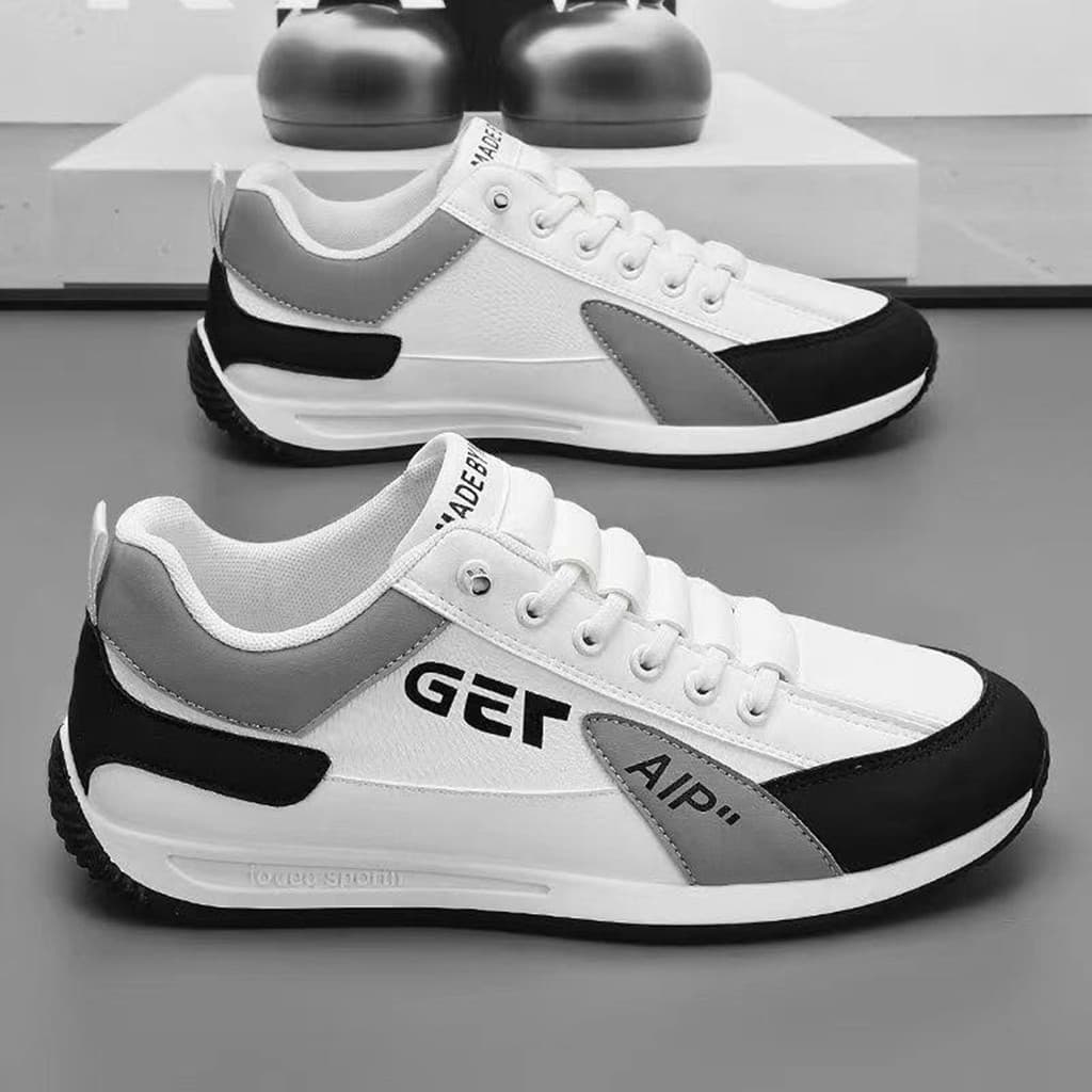 Um Pedal 2025 sapatos masculinos primavera outono Forrest Gump tênis esportivos correndo sapatos brancos casuais de sola