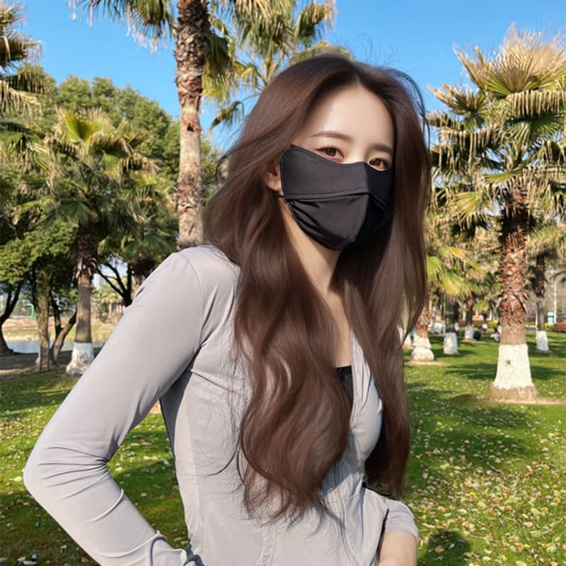 Máscara protetora solar tridimensional de verão 3d feminina respirável de alta aparência Anti-ultravioleta D