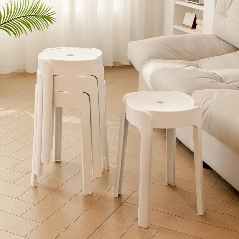 Cadeira de jantar estilo creme, banco de plástico doméstico, engrossado, moderno e minimalista, moinho de vento, sala de