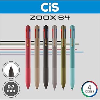 Caneta 4X1 CIS ZOOX S4