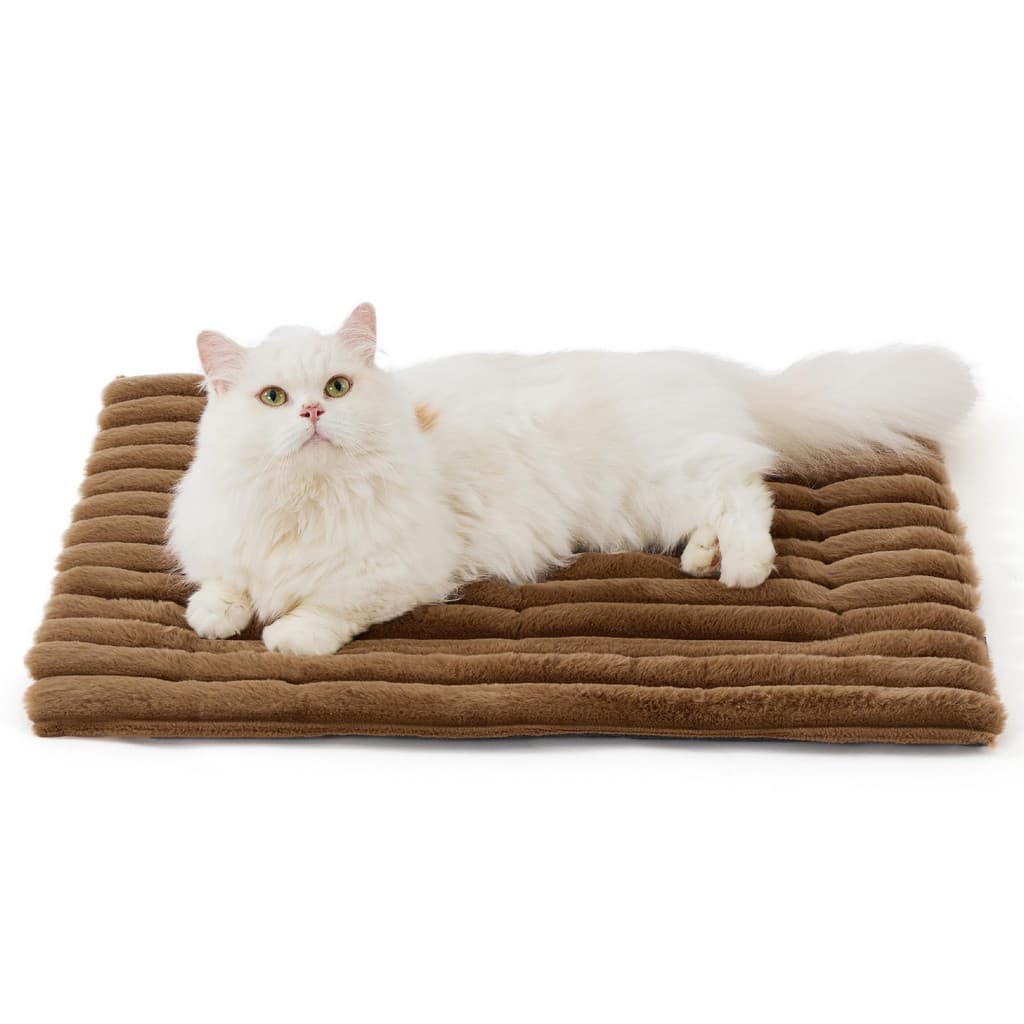 Tapete simples para gatos, pele de coelho, quente, ninho para animais de estimação, gato, cachorro, canil para animais d