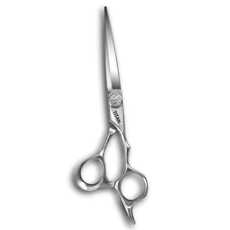 Tesoura Profissional Fio Navalha Titan Silver Line TT - 6.5 Polegadas