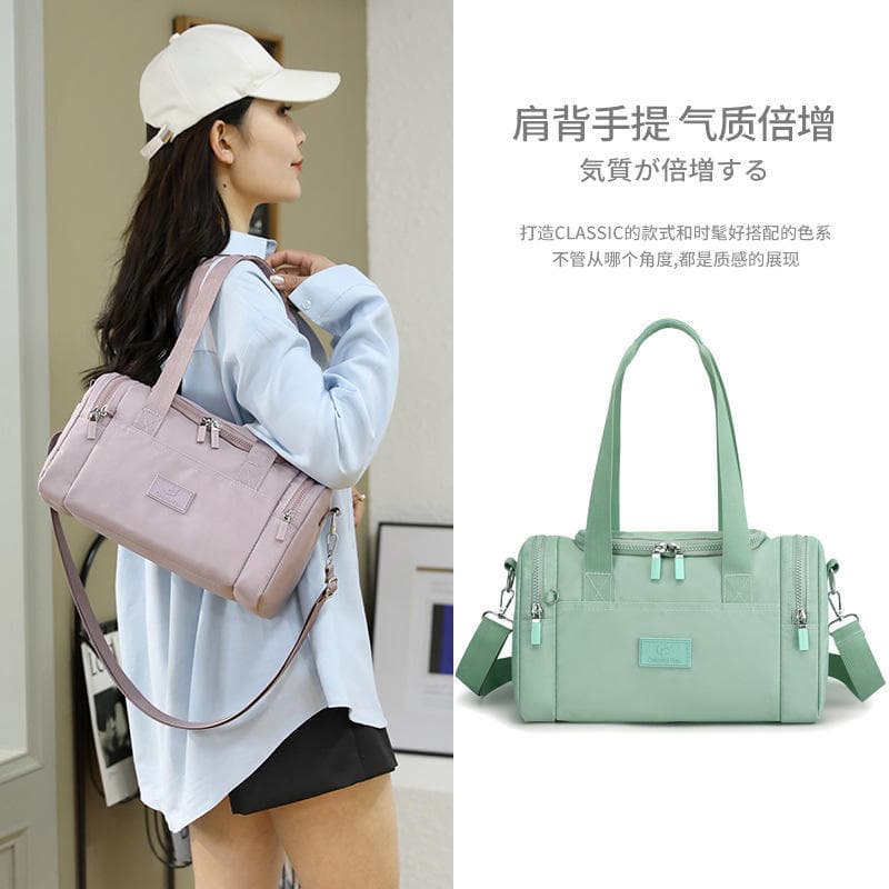 Comércio exterior novo estilo senhoras bolsa de grande capacidade lazer ao ar livre saco de viagem repelente de água gra