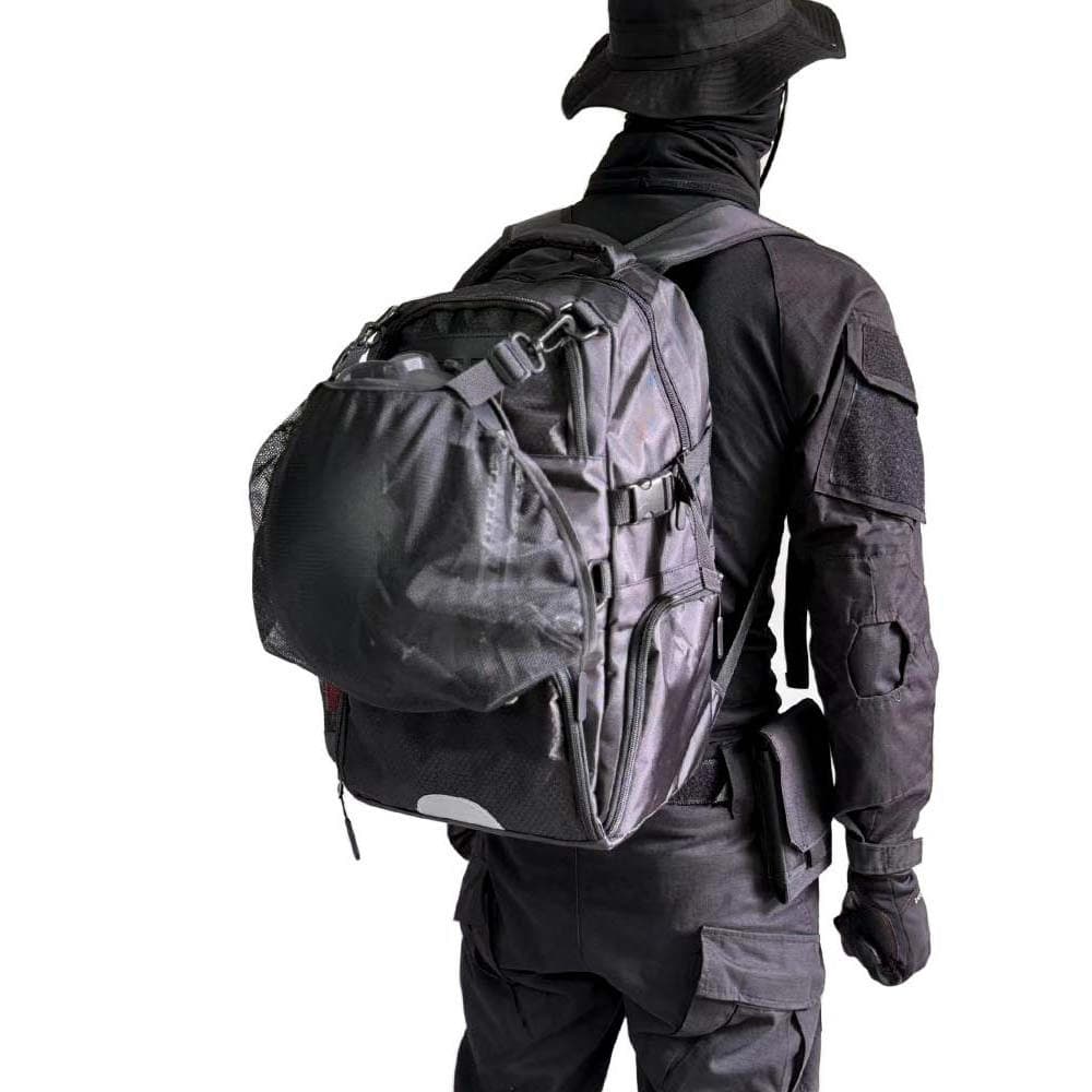 Deyi acampamento tático capacete mochila esportes ao ar livre saco de basquete cinta sapato armazenamento ciclismo capac