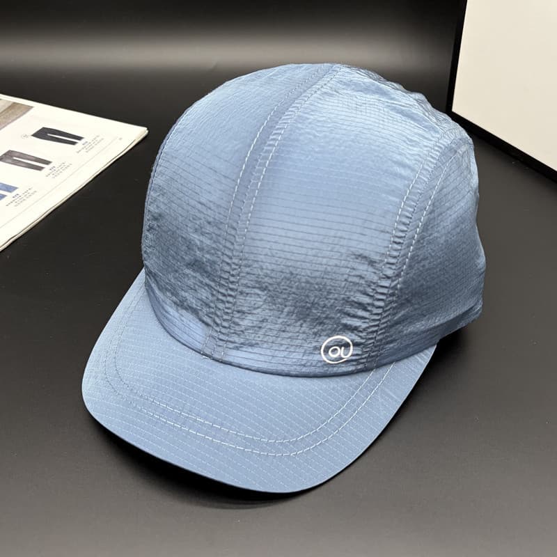 Boné de pico de secagem rápida masculino feminino verão de aba curta esportes correndo protetor solar respirável boné de