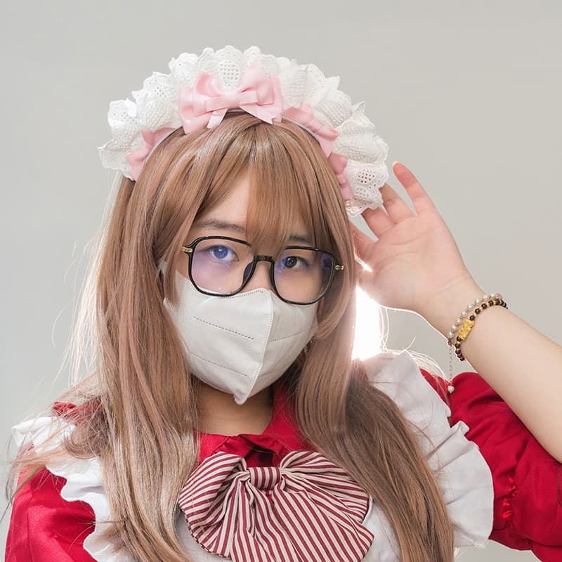 [Estoque pronto] Lolita Lace Maid Acessórios para cabelo Doce Cultura asiática Fantasia de empregada cos Acessórios Expo