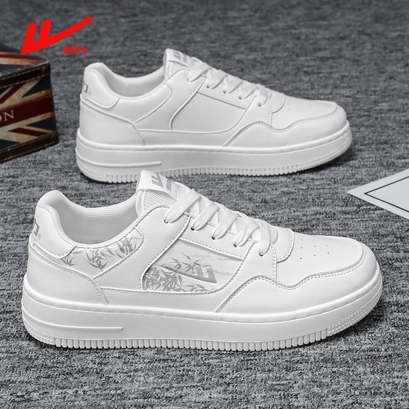 Puxar para trás sapatos masculinos genuínos tinta desenho tênis inverno novo estilo sapatos femininos All-Match branco t
