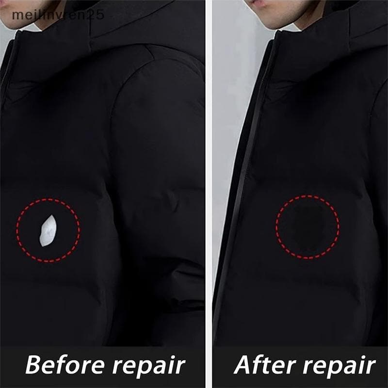Patch De Reparo De Tecido Autoadesivo MEL Universal Bla (2 Peças) – Correção Instantânea Sem Corte Para Jaets E Casacos