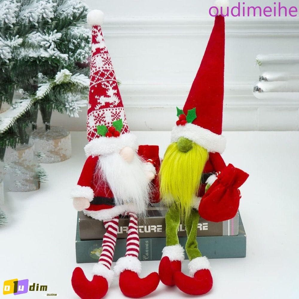 OUDIMEIHE Boneca Anã Sem Rosto De Natal , Gnomos Artesanais De Pelúcia , Ornamento De Velho , Brinquedos De Fofos De Des
