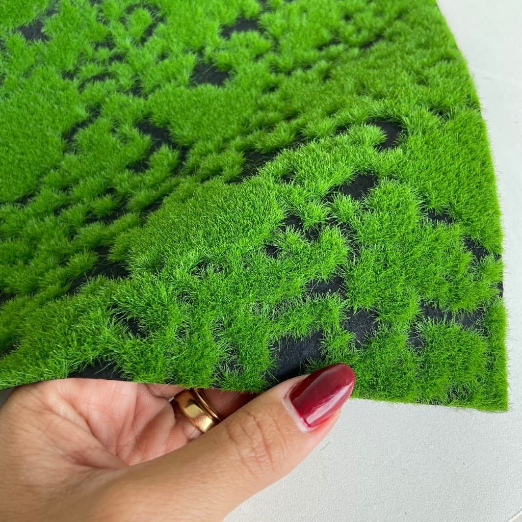 Grama Sintética Verde MUSGO 30x30 cm Fazendinha Safari Jardim