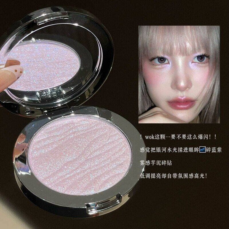 Paleta de sombras peroladas estroboscópicas, ajuste delicado, fácil de colorir, criar diamante transparente, maquiagem p