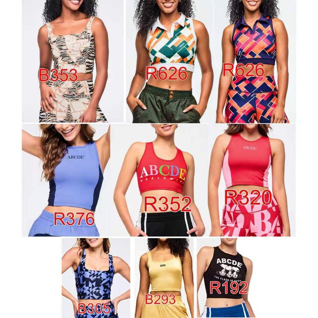 ZWZB Fitness Wear Colete de ioga apertado Espartilho R192 293 320 352 376 626 331 353