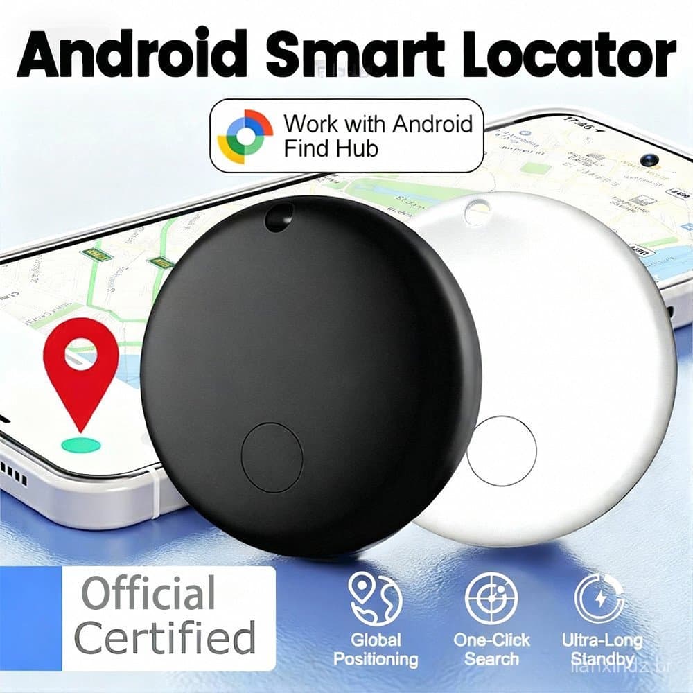 Mini GPS Tracker for Android, Locator with Google Find Hub, Smart Tag,  Practical.