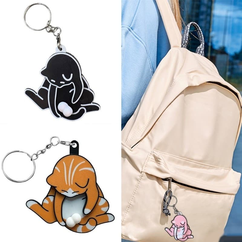 Chaveiro AA * Sweet Cats Para Amuleto De Boa Sorte Portátil Como Acessório De Moda