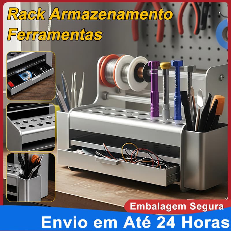 Organizador de Bancada Ferramentas Assistência Técnica Celular Porta Parafusos