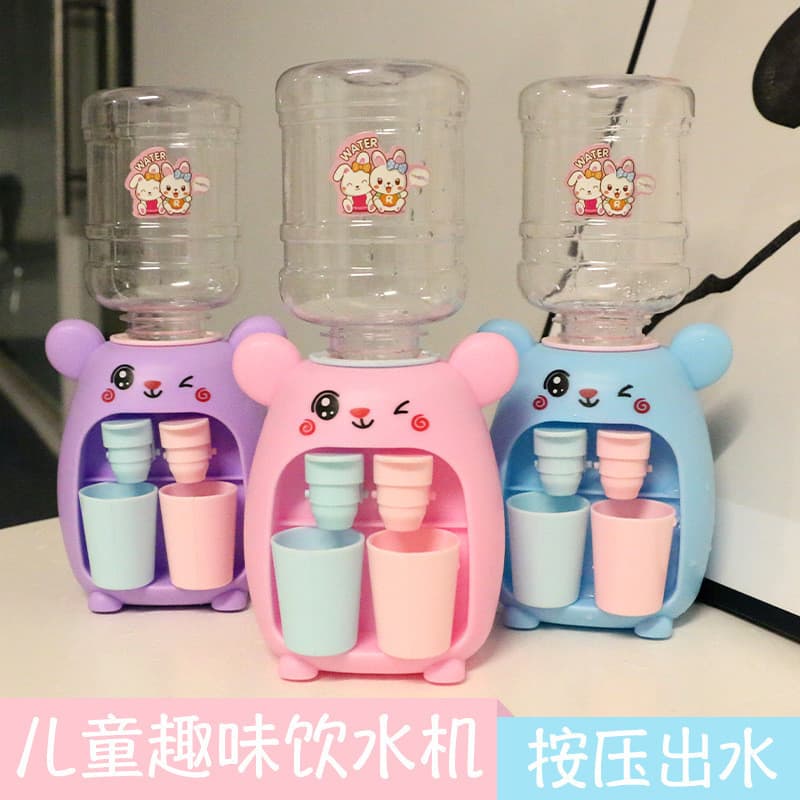 Mini crianças dispensador de água brinquedos água potável grau alimentício pequena saída água crianças bebê cozinha brin