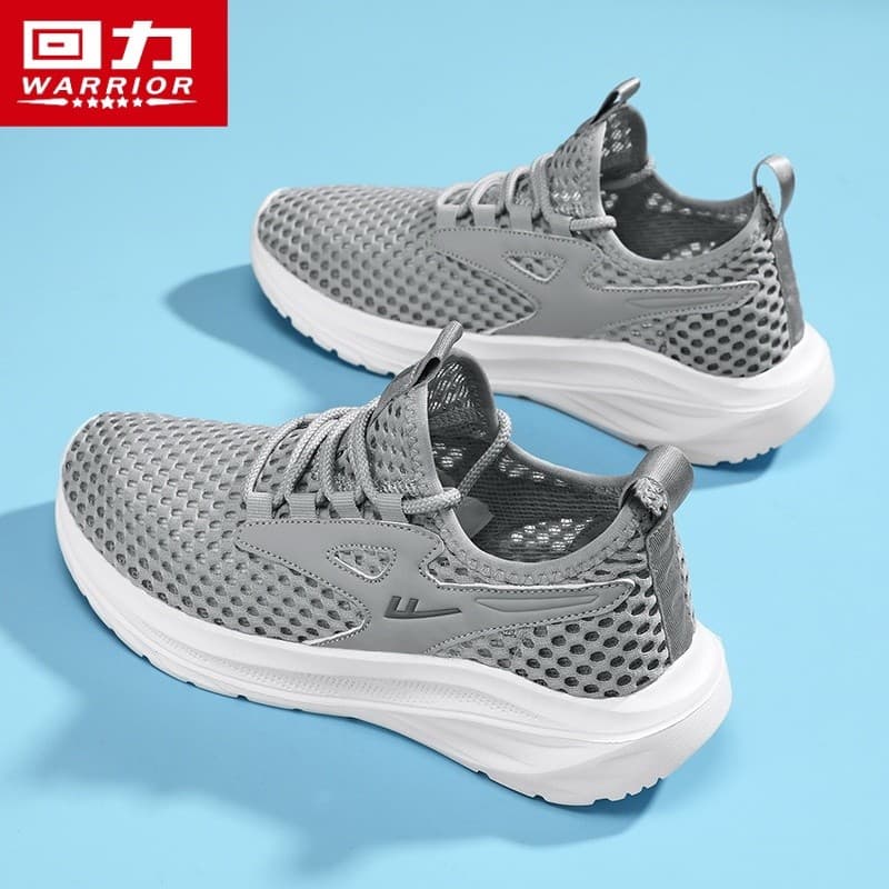 Puxar para trás sapatos masculinos verão respirável malha sapatos leves sapatos masculinos verão oco desodorante estilo