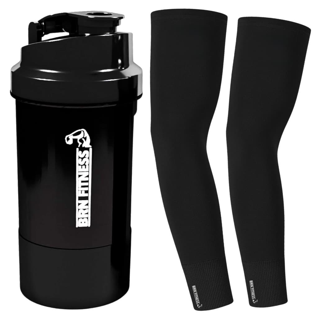 Garrafa 500ml + Manguito Proteção UV50 Ciclismo Esportes