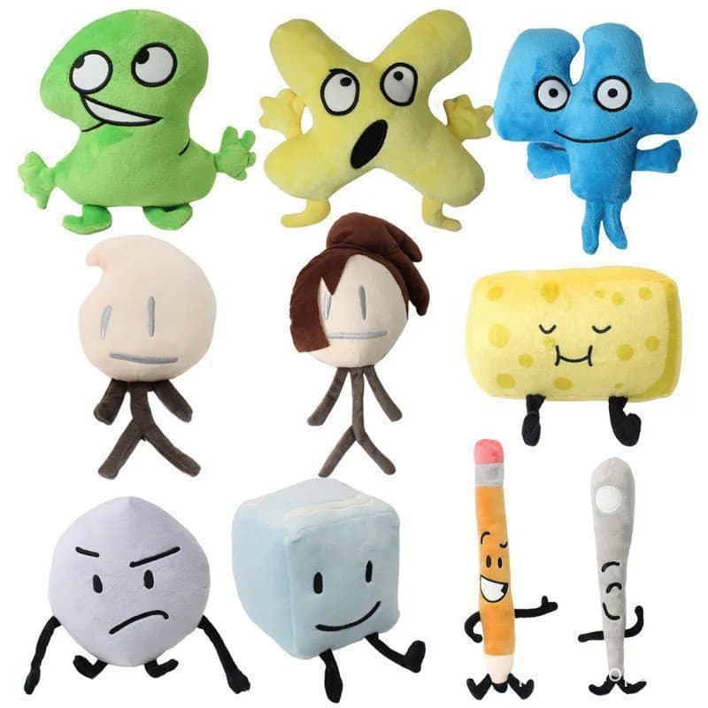 10 Estilo Novo Dois Quatro X Batalha por Dream Island Plush Toy Agulha Ice Cube Snowball Plushie Pillow Doll Kids Gift