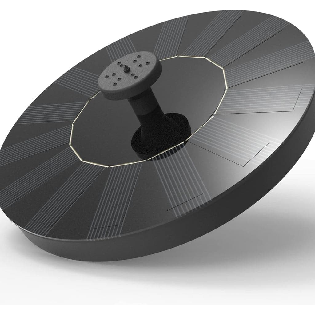 Fonte movida a energia solar, bomba de água para banheira movida a energia solar com 4 bicos, kit de painel solar de 1,4