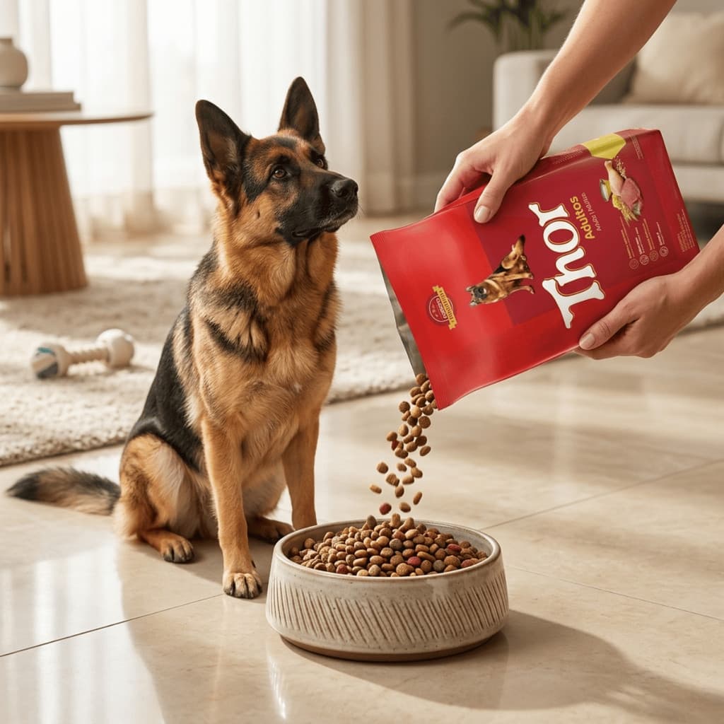 Ração Cães Adultos Thor Max Carne e Vegetais 1,0Kg