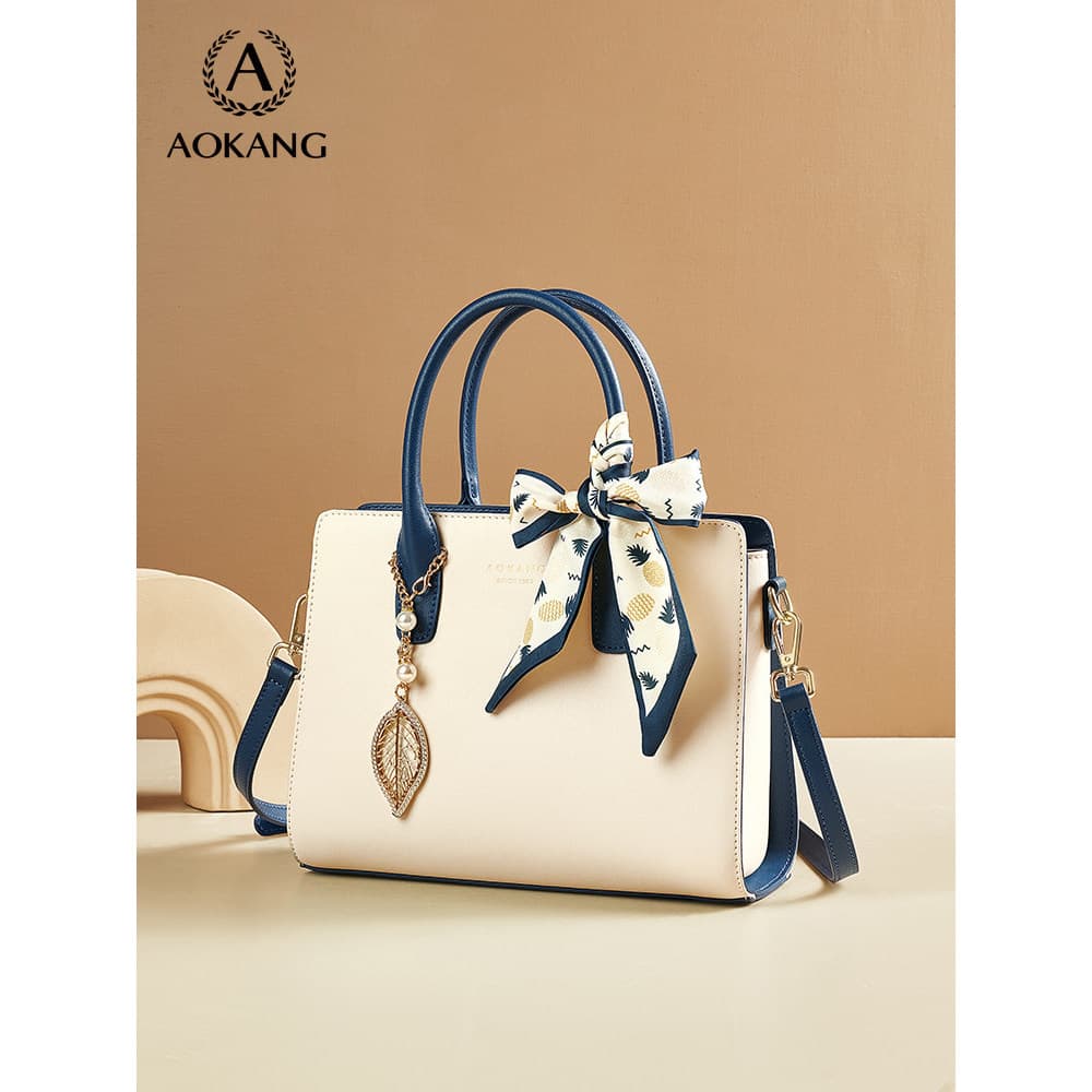 Okcom bolsa feminina 2026 novo estilo mãe bolsa High-End couro genuíno bolsa de ombro luz luxo Commuter saco feminino sa