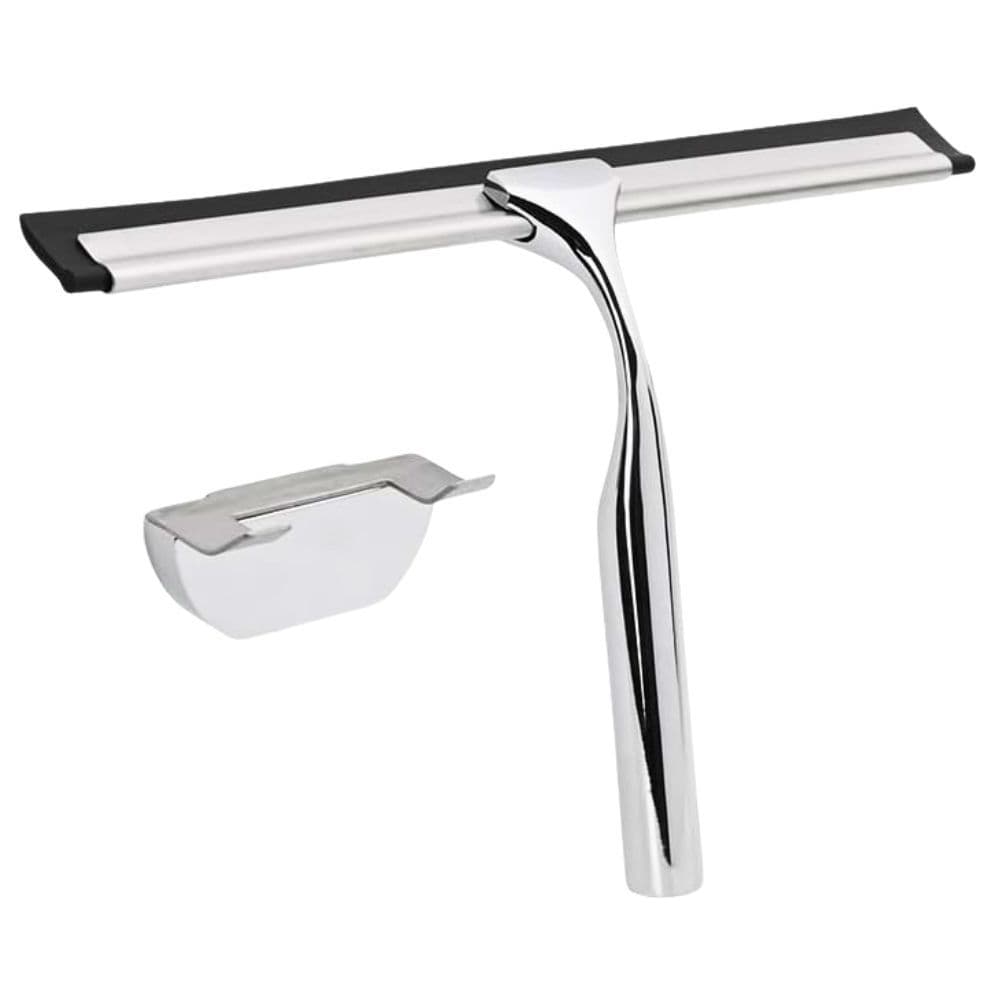 Rodo Para Pia Inox Multiuso Mimo Style 26cm + Suporte De Parede Prático