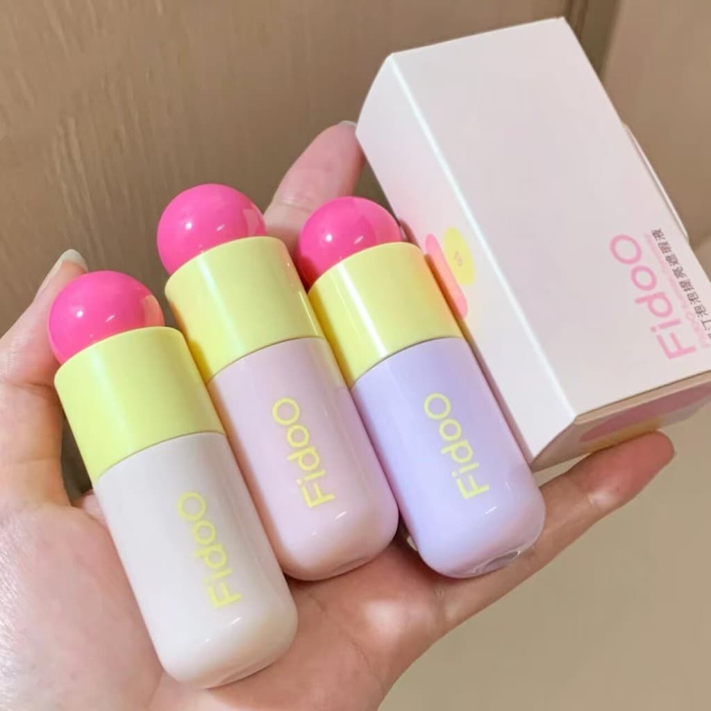 [Novo estilo pronto estoque] FidoO FidoO Corretivo Creme Bolha Base Cobertura Manchas Olheiras Marcas de Acne Rasgo Groo