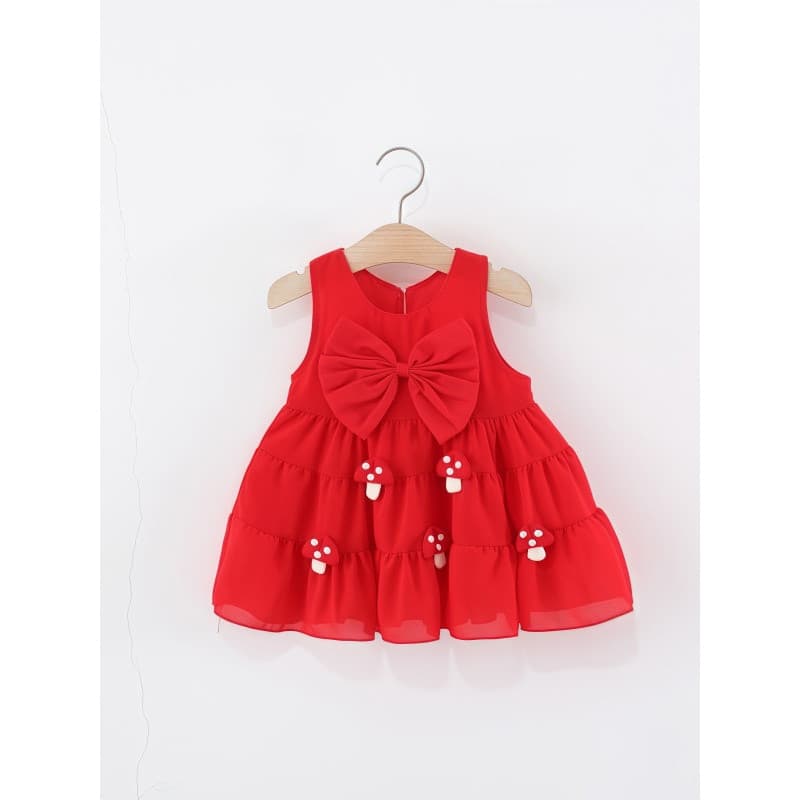 Meninas vestido de Chiffon vestido de verão novo estilo moda crianças vestido de princesa pequeno bebê vestido de verão