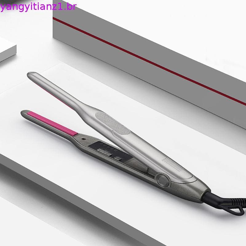 Nova 2 Em 1 Profissional Chapinha Para O Cabelo Curto Curling Ferro Alisador De Cabelo Led Alisador De Cabelo Barba Cer
