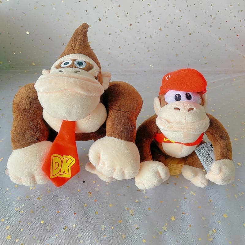 20cm-25cm Bonecas De Pelúcia Super Mari Little King Kong Orangotan