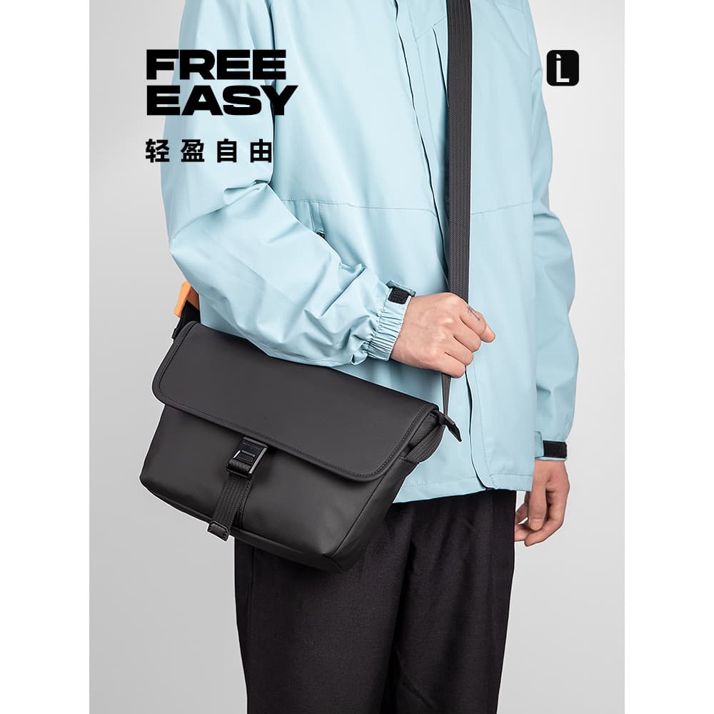 Marco Laden Bolsa de Ombro Casual Leve Simples Alça de Ombro Ajustável Grande Capacidade Outing Commuter Crossbody Bolsa
