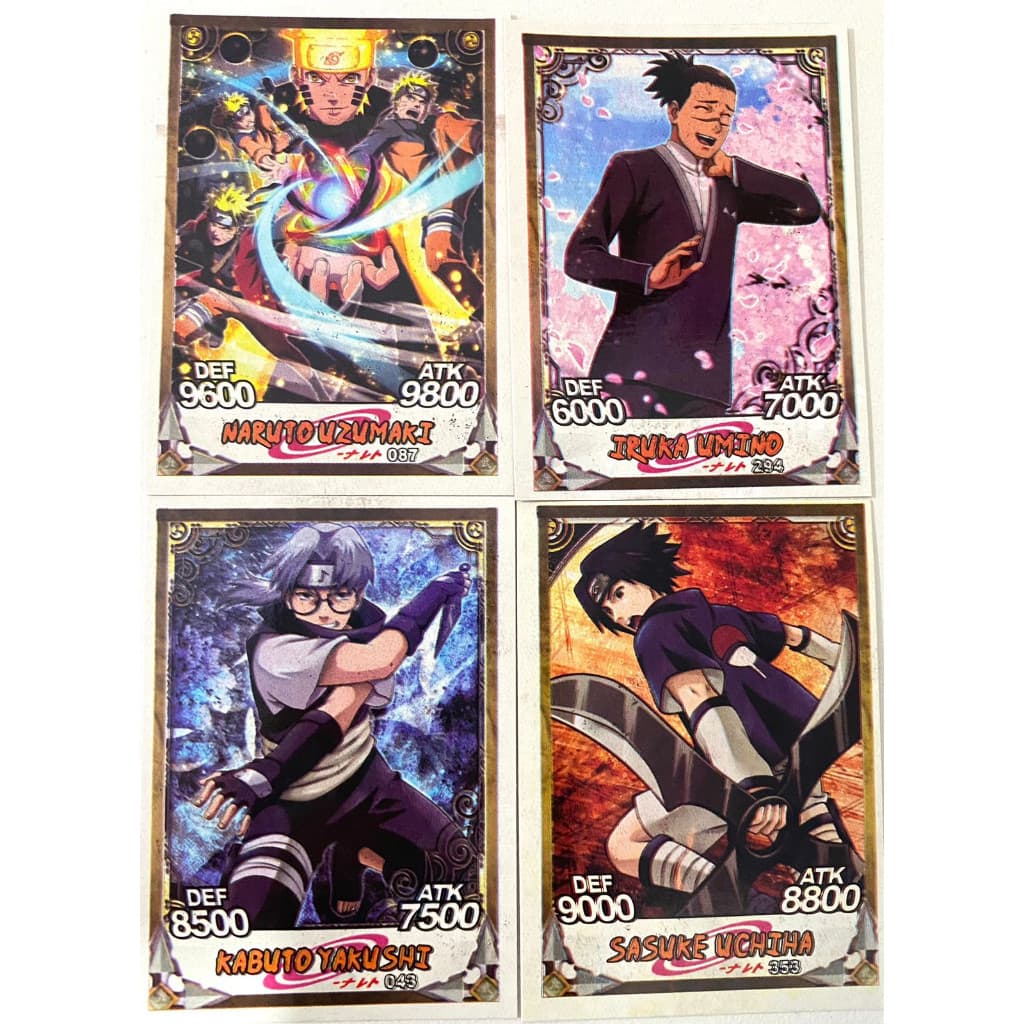 Cards Naruto Envelopes Cartinhas Figurinhas Naruto Cards