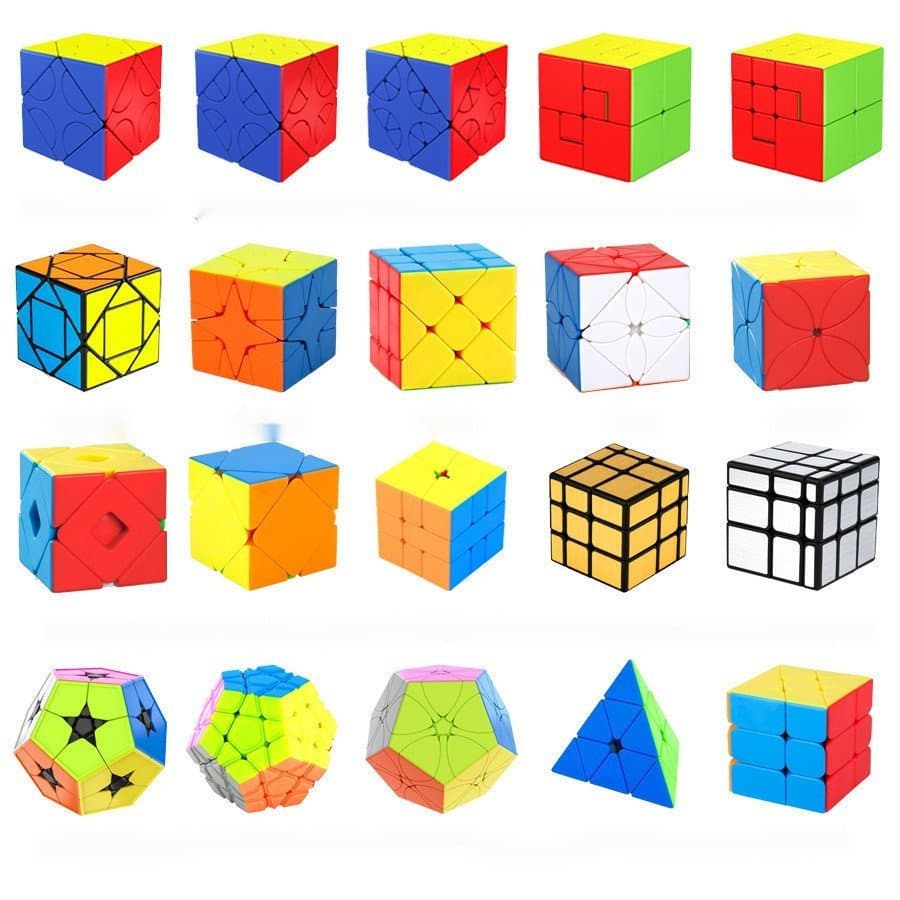 Cubo de Velocidade MoYu Meilong Cubo de Velocidade 2x2 3x3 Cubo de Fisher Cubo de Espelho Pyraminx Megaminx Skewb Cubo d