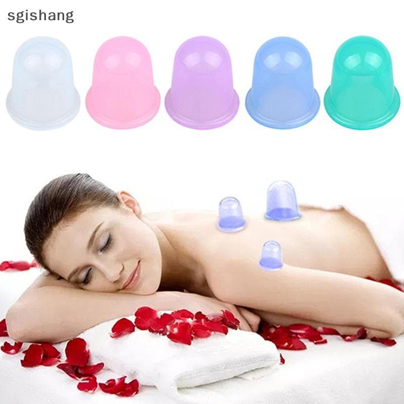 sg Massagem Corporal Ajudante Anti Celulite Vácuo Silicone Cupping Cuidados De Saúde