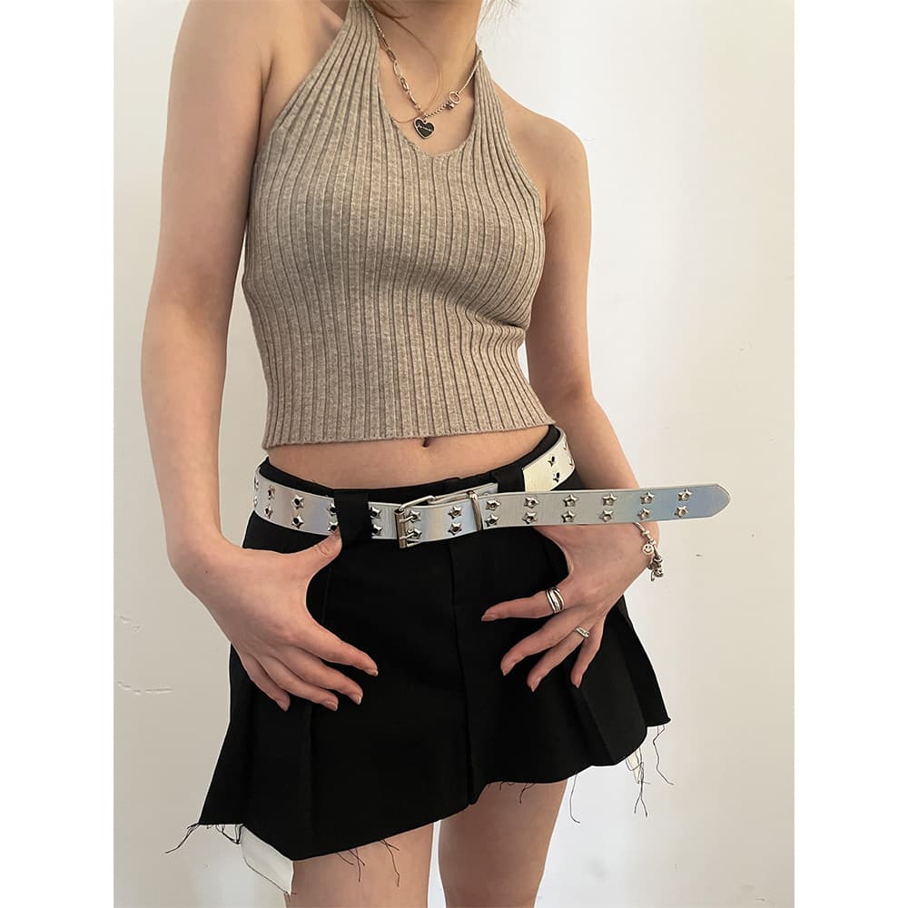 cinto feminino plus size cinto feminino largo Cinto americano feminino 2026 novo estilo rebites brancos Hip-Hop Punk fiv