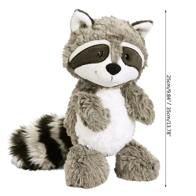 Baby Toy Raccoon Plush Doll Sleeping Tamanho Mini Para Quarto De Crianças Sofá Almofada Suprimentos Máquinas De Garras