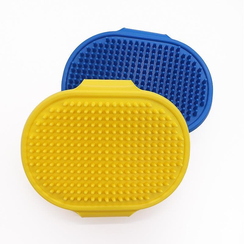 Escova de banho para animais de estimação, pente de massagem para banho de cães, suprimentos de limpeza para banho de ga