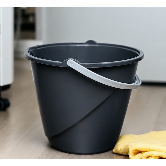 Kit de Balde Plástico resistente com alça Multiuso Coloridos baldes reforçados