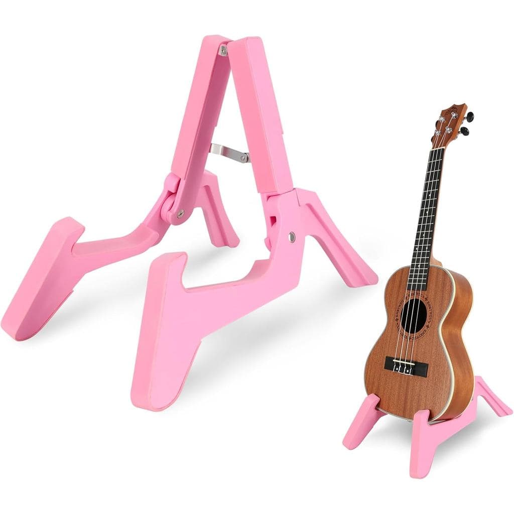 EASTROCK Folding Ukulele Stand ABS Stand for Mandolins/Violins Adjustable Portable Instrument Stand for Ukulele Accessor