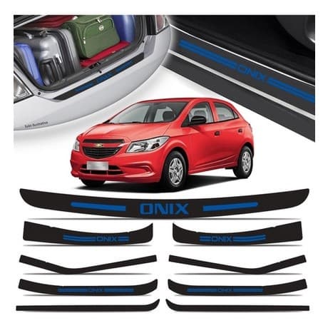 Kits Soleiras Gm Onix Porta E Porta Mala Universal Carro personalizado